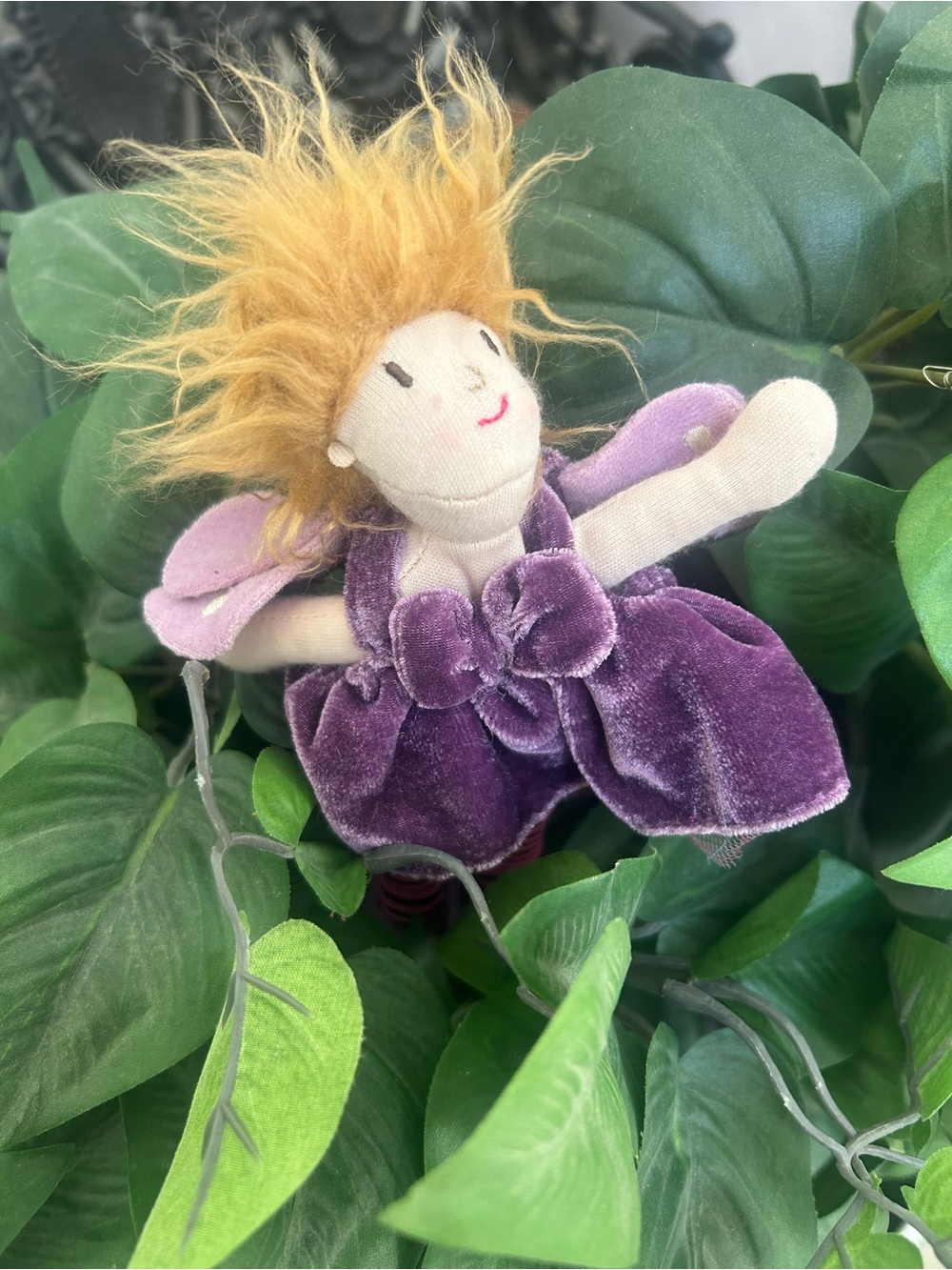 Elegant Vintage Plush Tooth Fairy Ragtale Doll